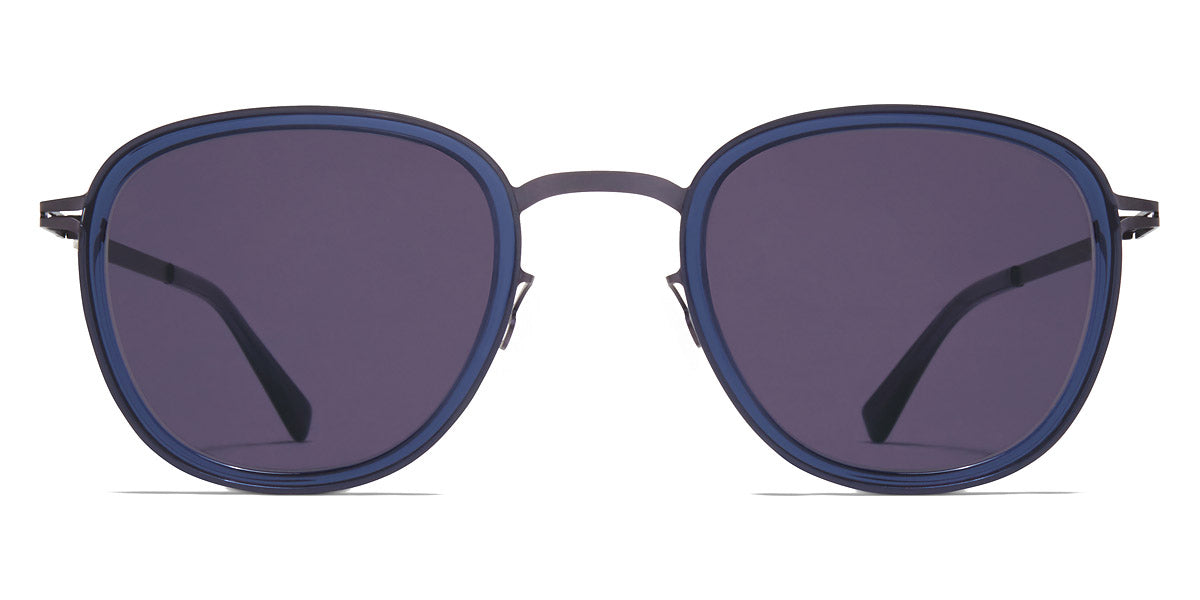 Mykita® HELMI MYK HELMI A66 Blackberry/Deep Ocean / Cool Grey Solid 45 - A66 Blackberry/Deep Ocean / Cool Grey Solid Sunglasses