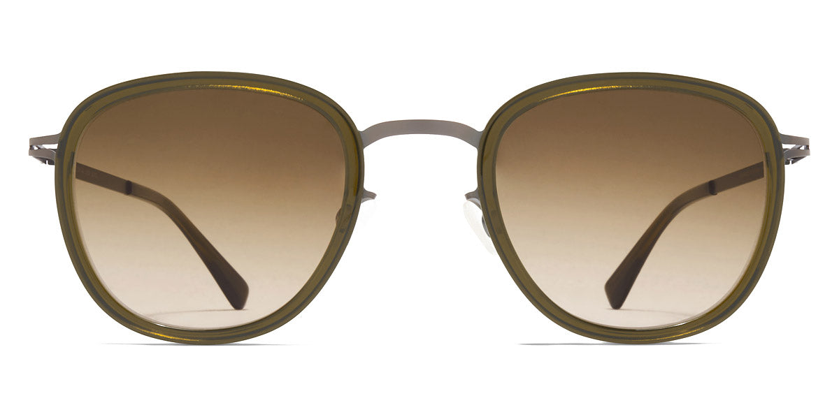 Mykita® HELMI MYK HELMI A67 Graphite/Peridot / Raw Brown Gradient 45 - A67 Graphite/Peridot / Raw Brown Gradient Sunglasses