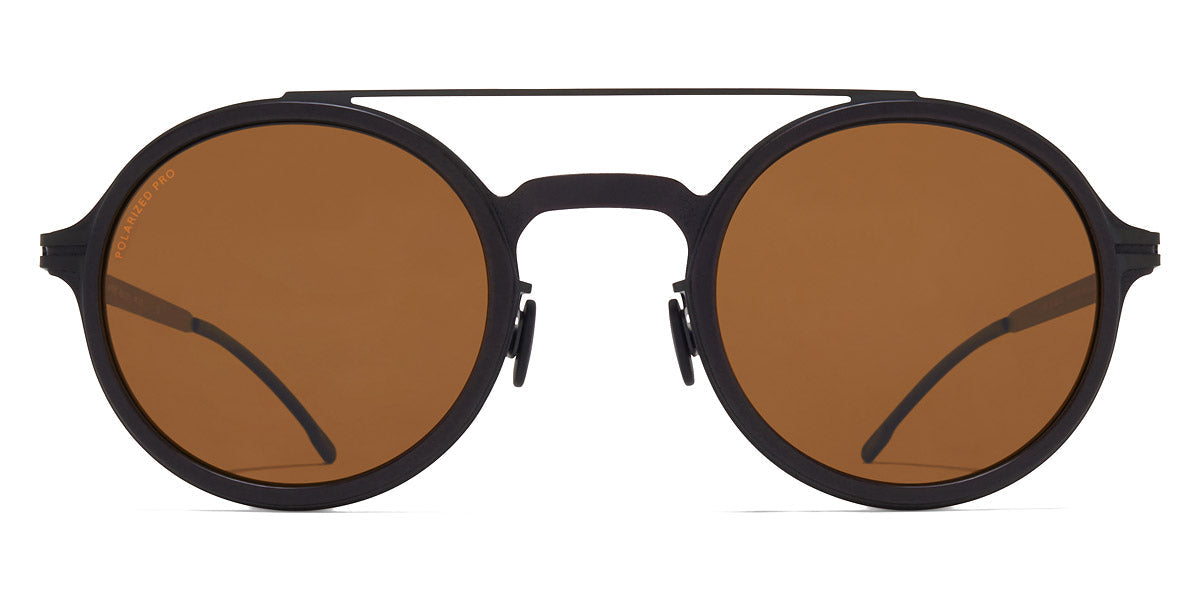 Mykita® HEMLOCK MYK HEMLOCK MH6 Pitch Black/Black / Polarized Pro Amber Brown 46 - MH6 Pitch Black/Black / Polarized Pro Amber Brown Sunglasses