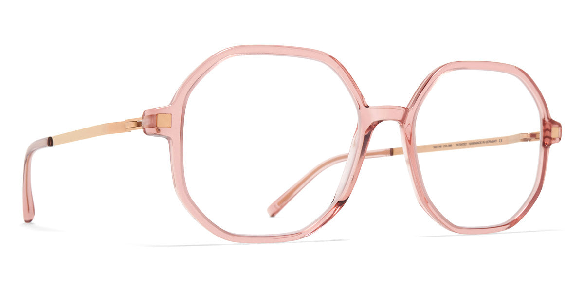 Mykita® HILLA MYK HILLA C103 Melrose/Champagne Gold 52 - C103 Melrose/Champagne Gold Eyeglasses