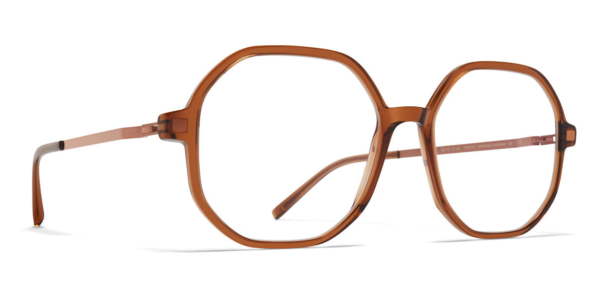 Mykita® HILLA MYK HILLA C73 Topaz/Shiny Copper 52 - C73 Topaz/Shiny Copper Eyeglasses