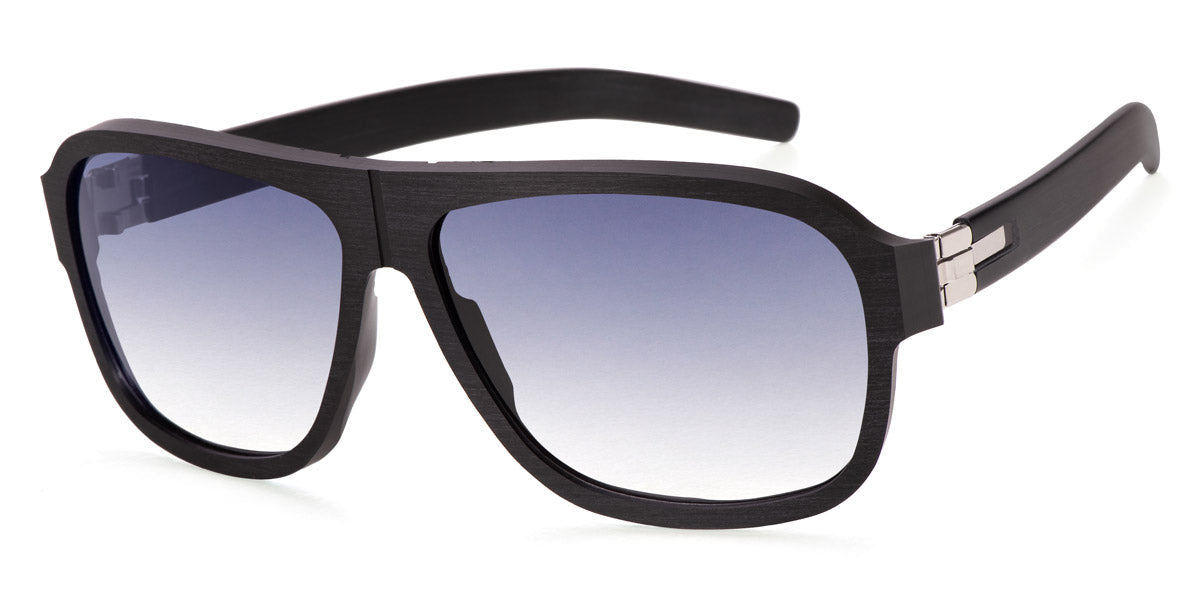 Ic! Berlin® Power Law Black-Rough 62 Sunglasses