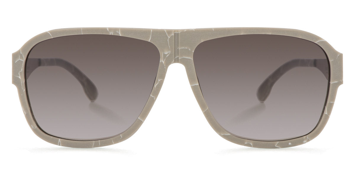 Ic! Berlin® Power Law Grey Marble Rough 62 Sunglasses