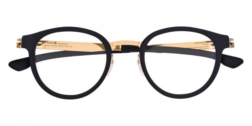 Ic! Berlin® Jangma Se Rosé-Gold-Black 46 Eyeglasses