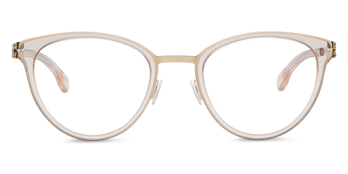 Ic! Berlin® Beate J Rosé-Gold-Ice-Tea 49 Eyeglasses