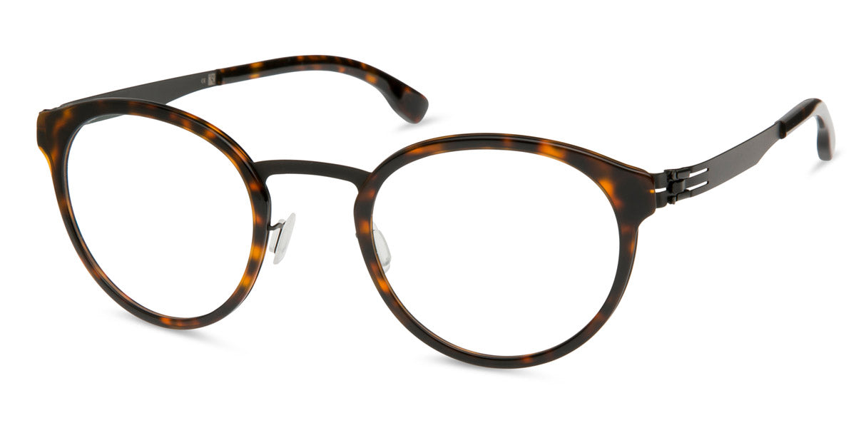 Ic! Berlin® Eric D Black-Magma 48 Eyeglasses