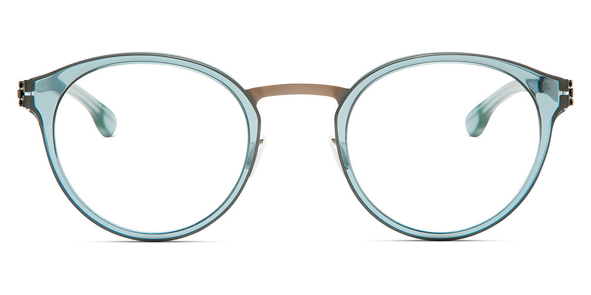 Ic! Berlin® Eric D Graphite-Petroleum 48 Eyeglasses