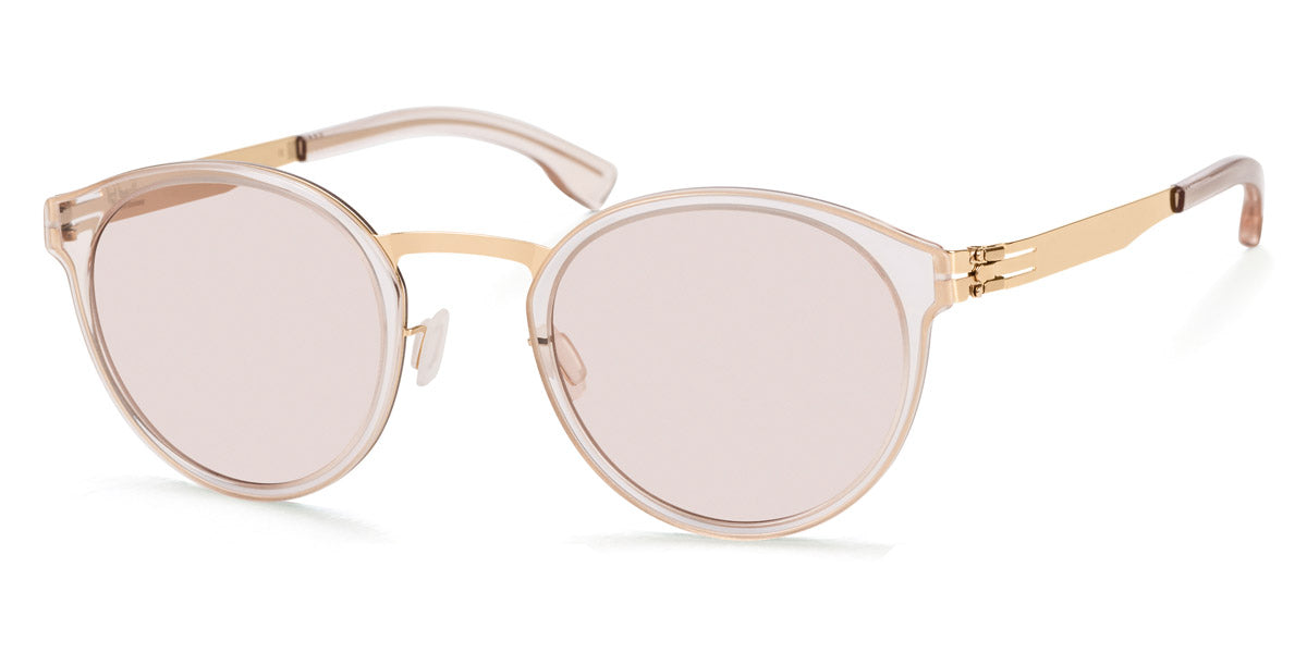 Ic! Berlin® Eric D Sun Rosé-Gold-Ice-Tea 48 Sunglasses