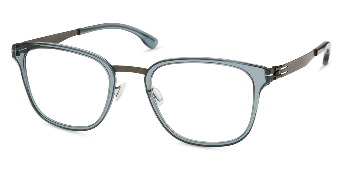 Ic! Berlin® Mr Bice Graphite-Petroleum 52 Eyeglasses