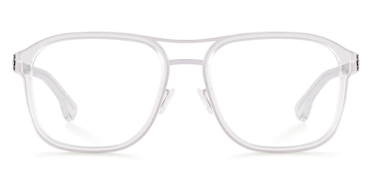 Ic! Berlin® Pablo L Chrome-Crystal-Clear 54 Eyeglasses