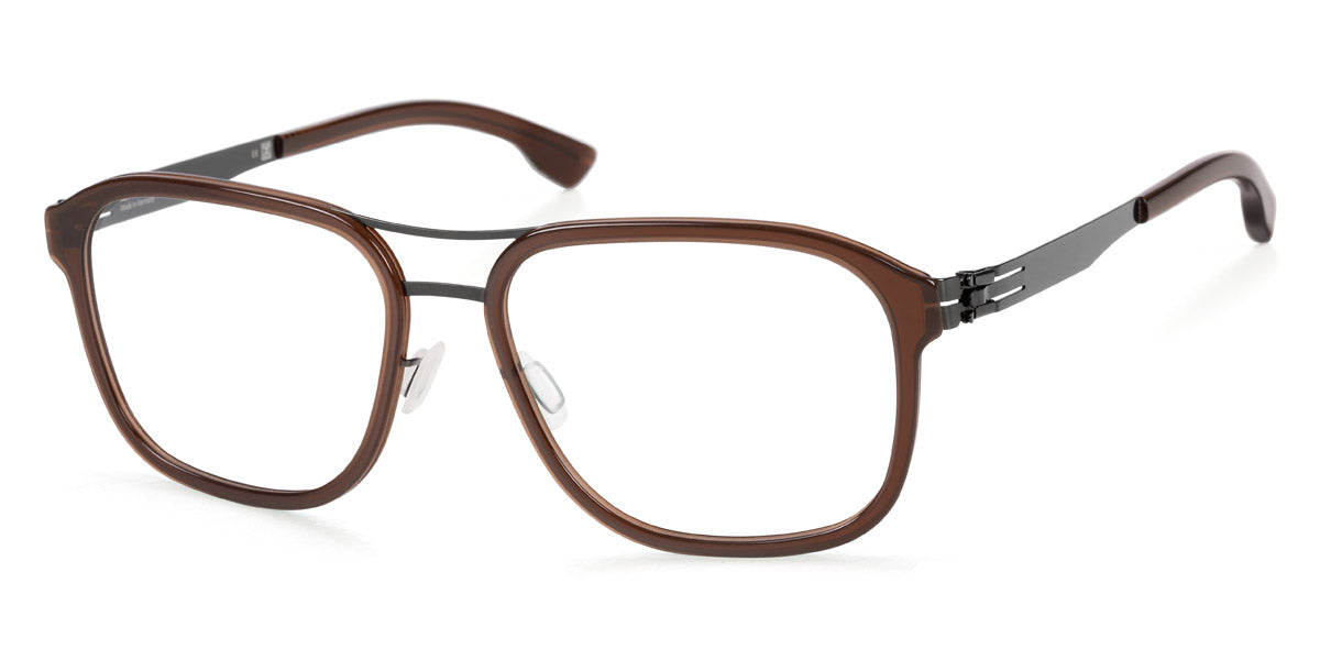 Ic! Berlin® Pablo L Gunmetal-Mahagony 54 Eyeglasses