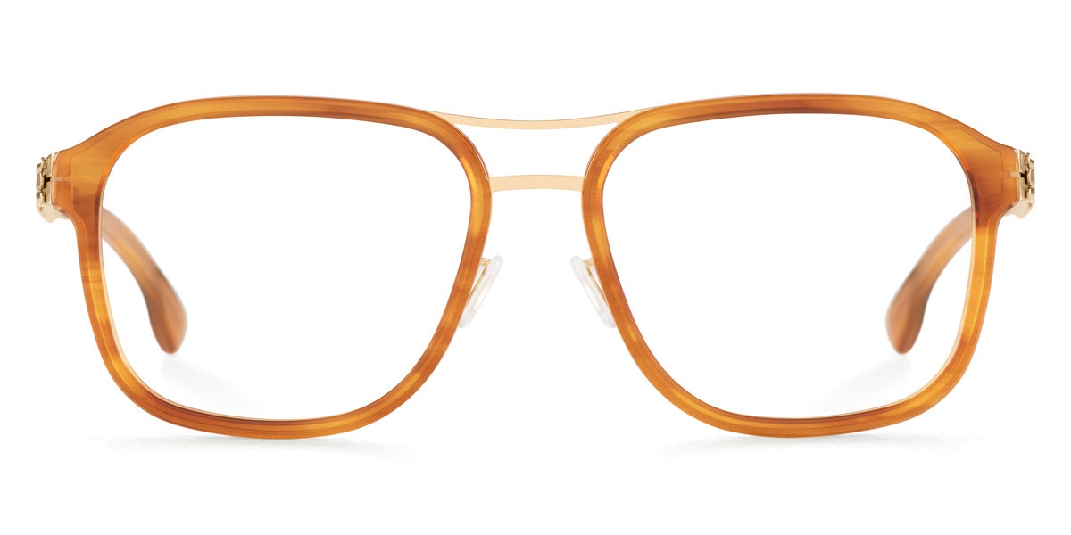 Ic! Berlin® Pablo L Matt-Gold-Amur 54 Eyeglasses