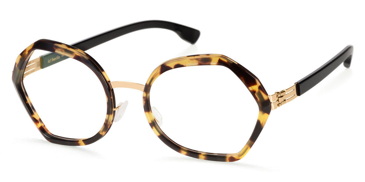 Ic! Berlin® Emmeline Rose Gold Ecohoney 50 Eyeglasses