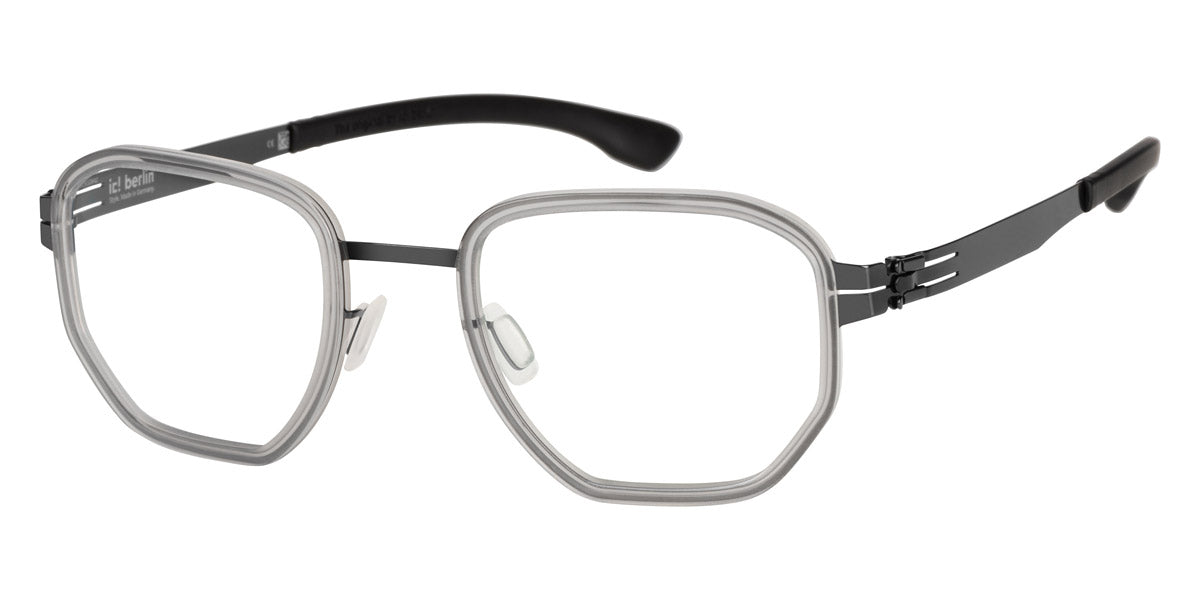 Ic! Berlin® Hiro Gunmetal Sky Gray 46 Eyeglasses