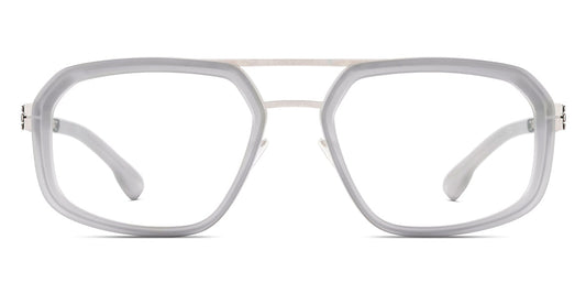 Ic! Berlin® Owen Rough Sky Gray Matte 53 Eyeglasses