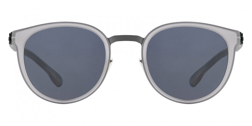 Ic! Berlin® Nicolas C. Gunmetal/Sky Gray Matte 50 Sunglasses