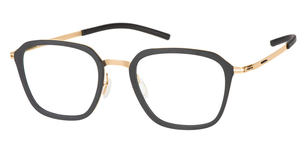 Ic! Berlin® Rio Rose Gold/Black Matte 48 Eyeglasses