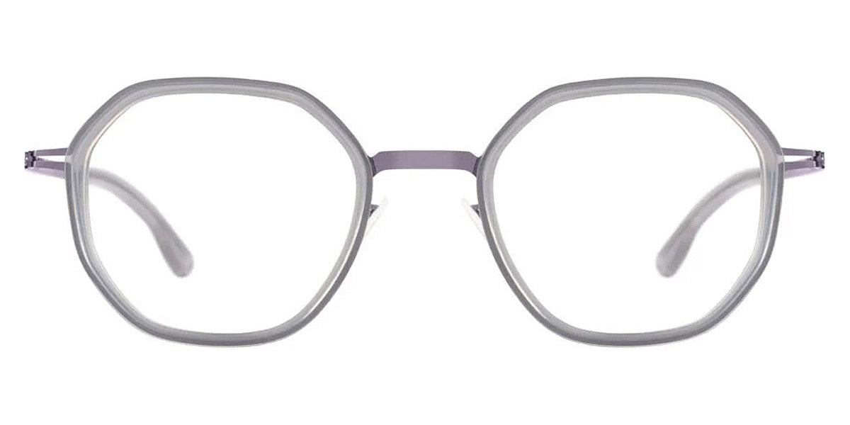 Ic! Berlin® Raja Aubergine/Misty-Grey 48 Eyeglasses