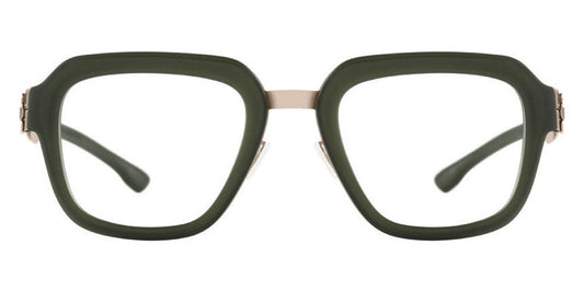 Ic! Berlin® Roger Bronze-Waldmeister-Matt 51 Eyeglasses