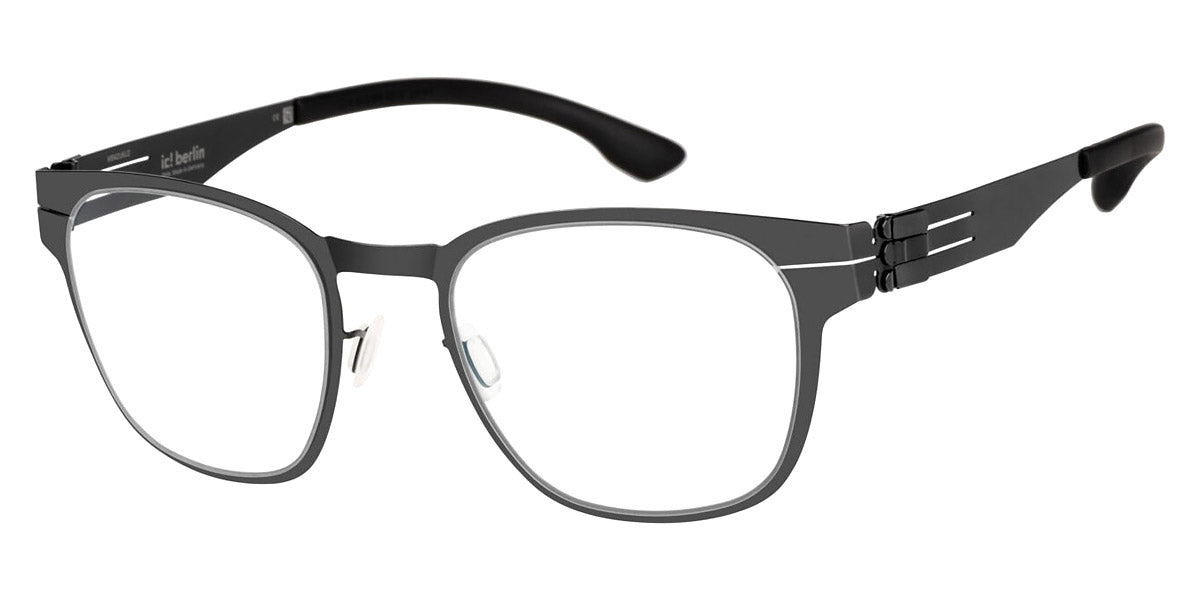 Ic! Berlin® Edgar Gun-Metal 50 Eyeglasses