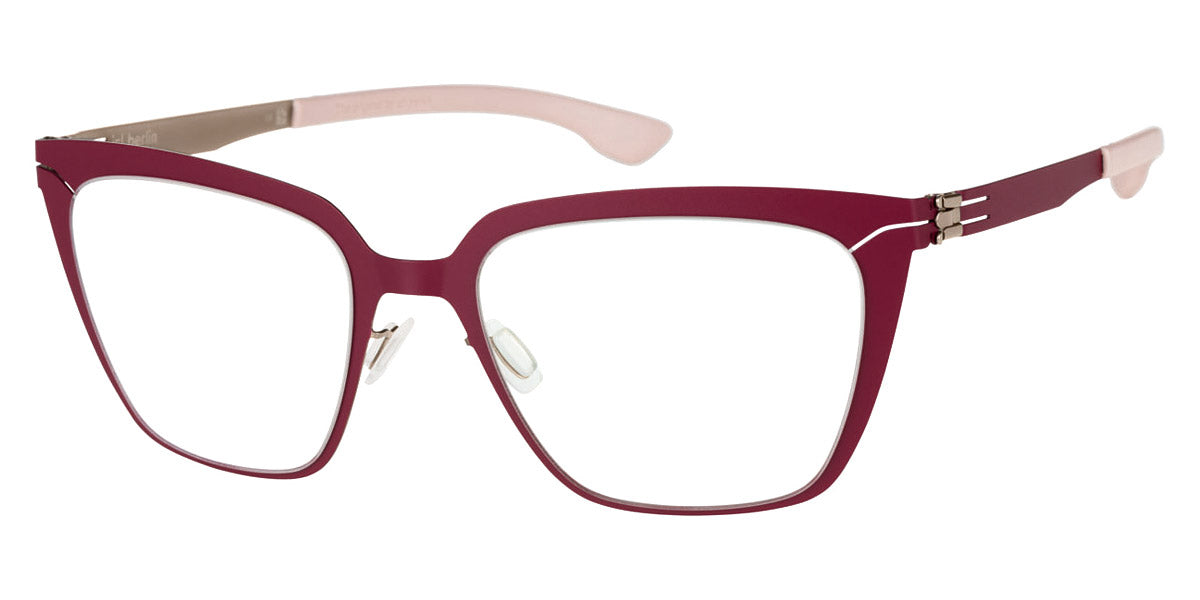 Ic! Berlin® Evelyn Dark Magenta-Bronze 53 Eyeglasses