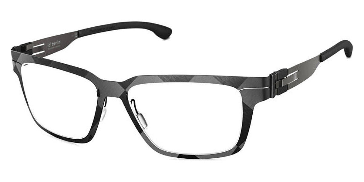 Ic! Berlin® FLX_01 Raw Night Mirrored 53 Eyeglasses