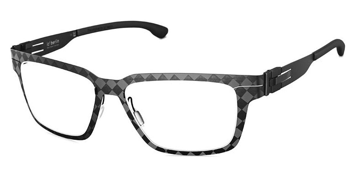 Ic! Berlin® FLX_01 Median Night Black Nylon 53 Eyeglasses