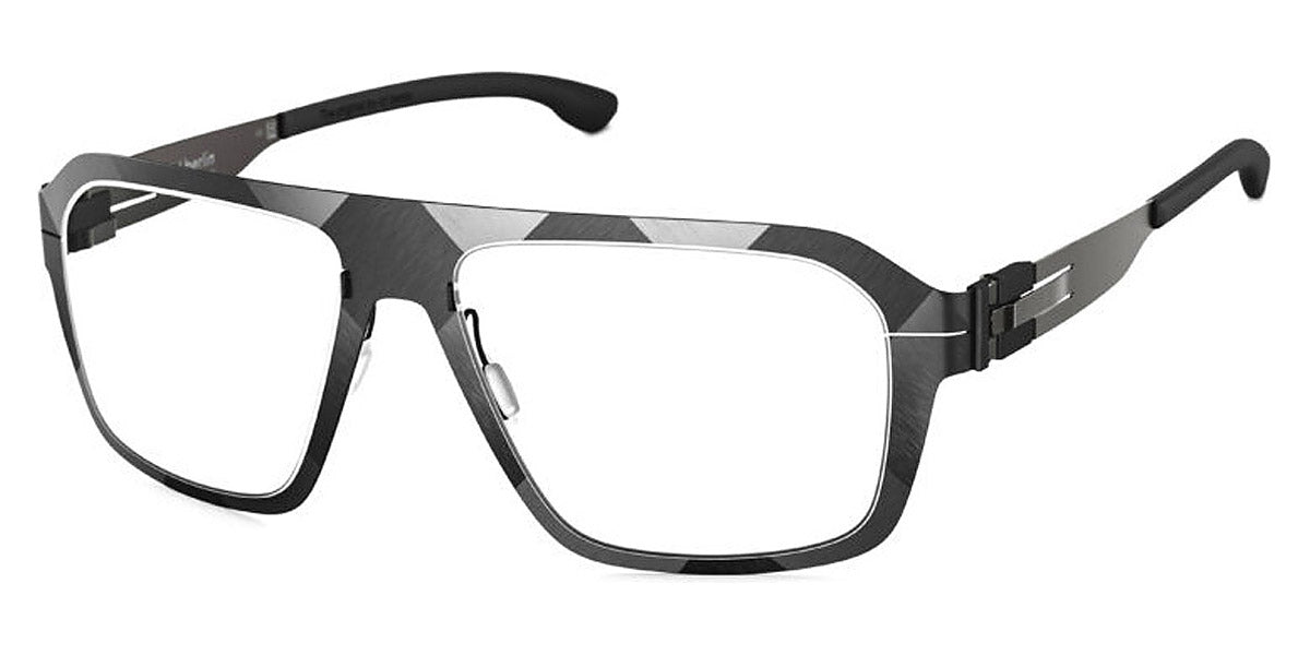 Ic! Berlin® FLX_04 Raw Night Graphite 55 Eyeglasses