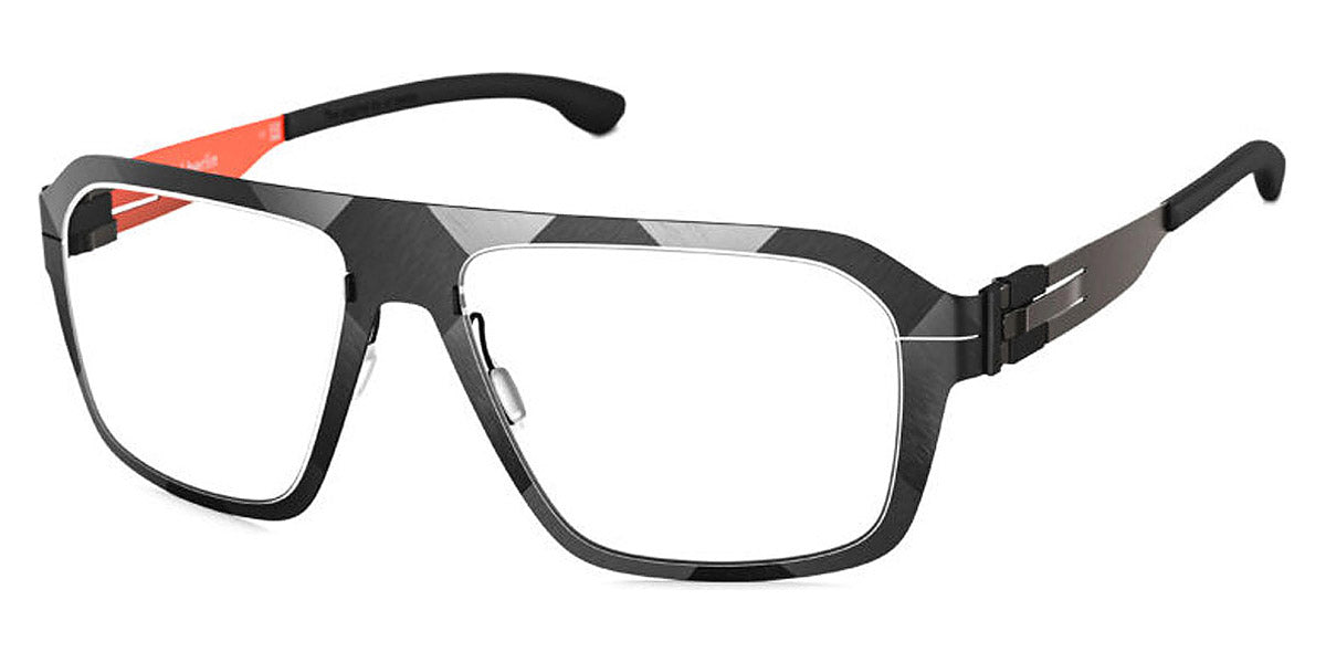 Ic! Berlin® FLX_04 Raw Night Metal Habanero 55 Eyeglasses