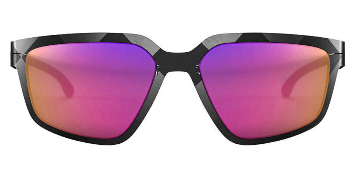 Ic! Berlin® FLX_S02 Raw Night Pink Dragonfly Mirrored 58 Sunglasses