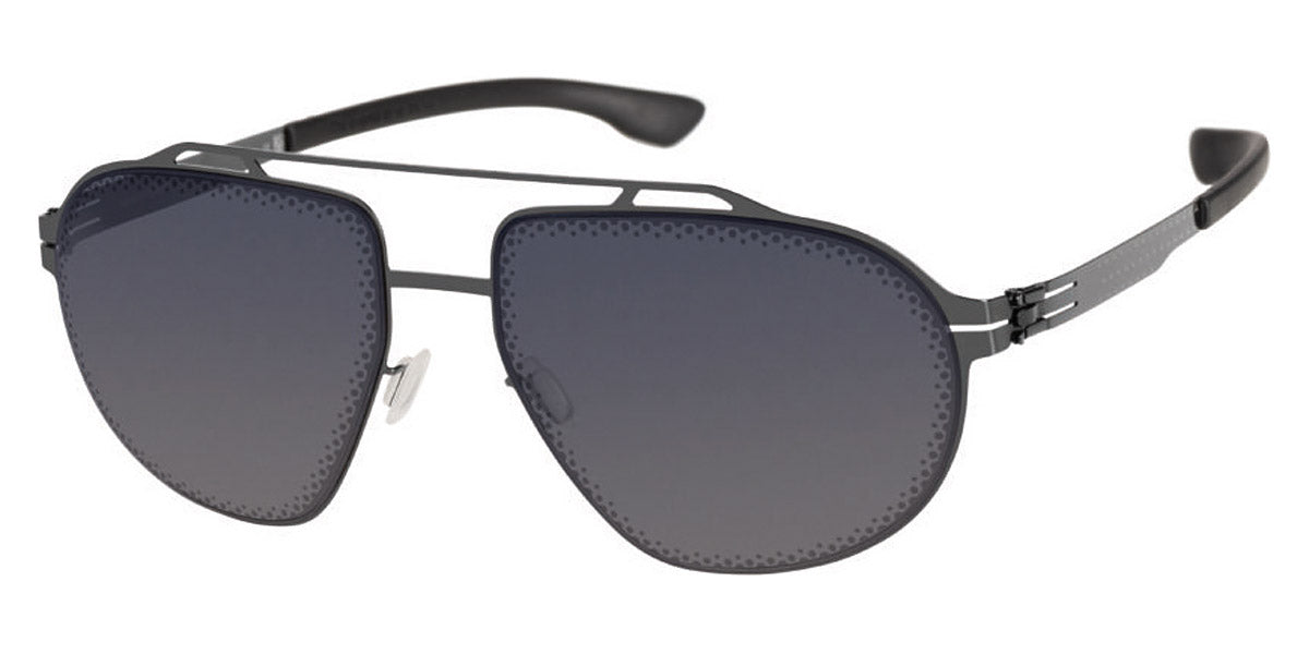 Ic! Berlin® MB 19 Gun-Metal 58 Sunglasses