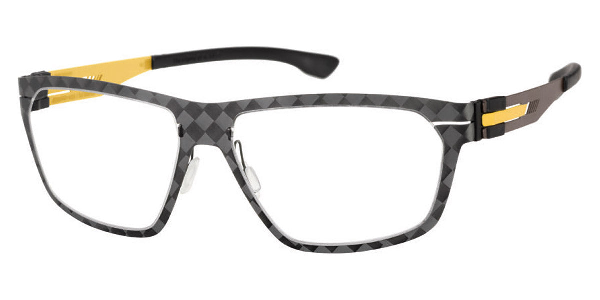 Ic! Berlin® AMG 14 Median Night - Graphite Yellow 58 Eyeglasses