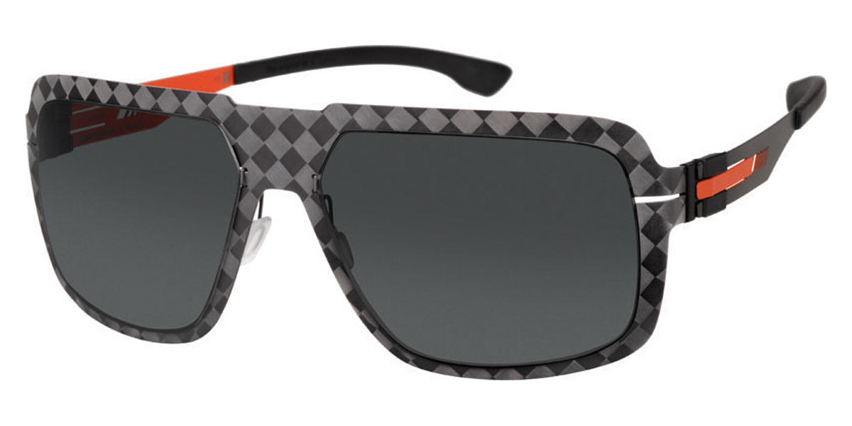 Ic! Berlin® AMG 15 Median Night - Grey Fume 60 Sunglasses