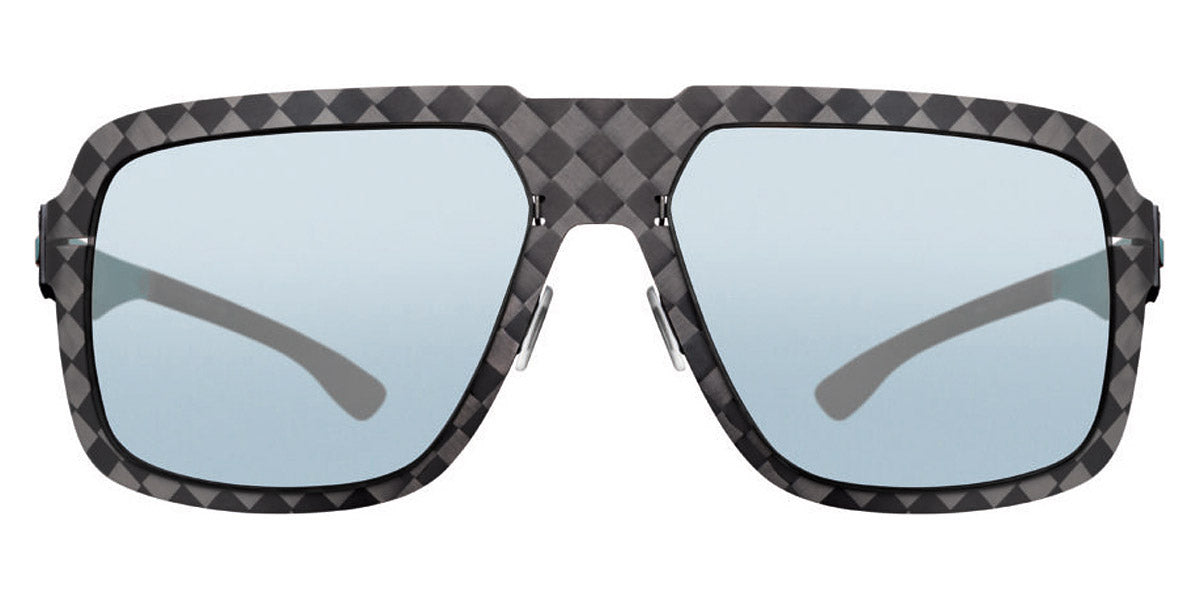 Ic! Berlin® AMG 15 Median Night - Teal Mirrored 60 Sunglasses