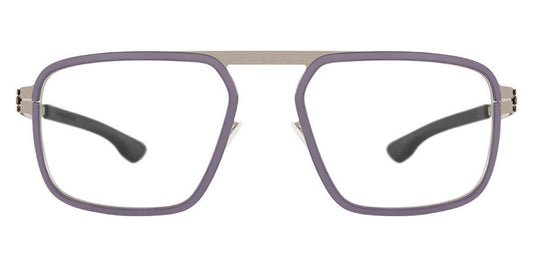 Ic! Berlin® Rhodium Shiny Graphite-Aubergine 54 Eyeglasses