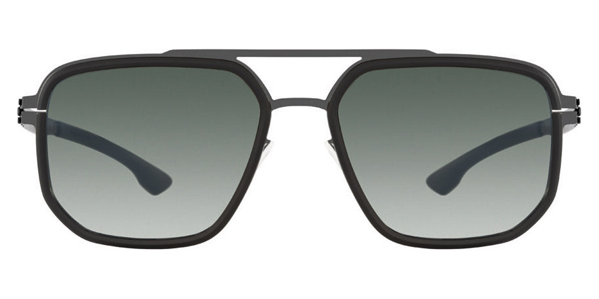 Ic! Berlin® Tantal Gun Metal-Black 54 Sunglasses