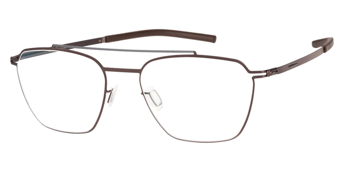 Ic! Berlin® Lotso Boulder Teak Bridge 49 Eyeglasses