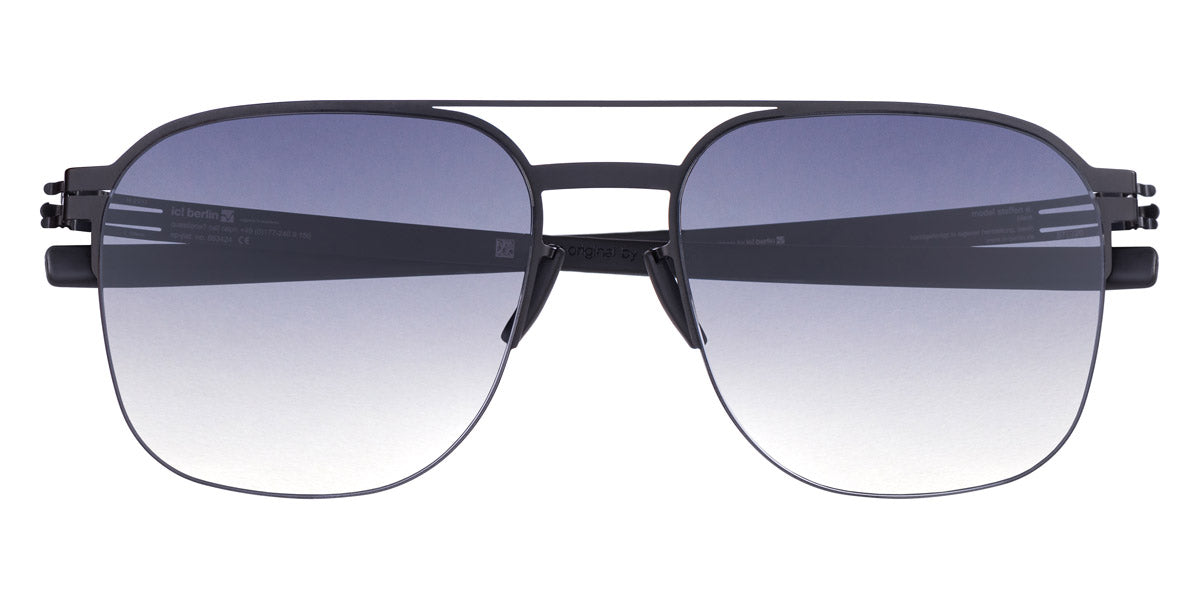 Ic! Berlin® Steffen E Black 57 Sunglasses