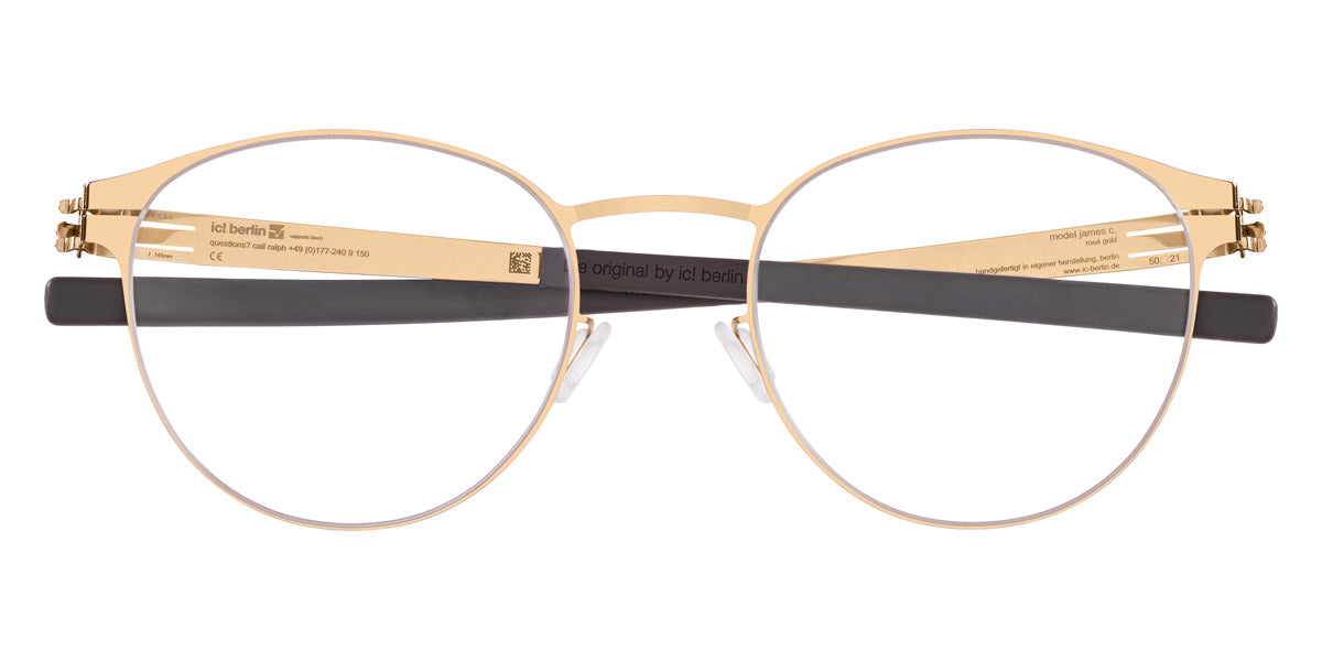 Ic! Berlin® James C Rosé-Gold 50 Eyeglasses