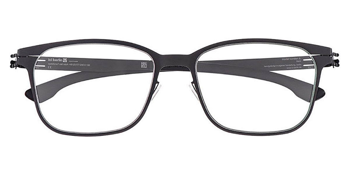 Ic! Berlin® Karsten B. Black 53 Eyeglasses