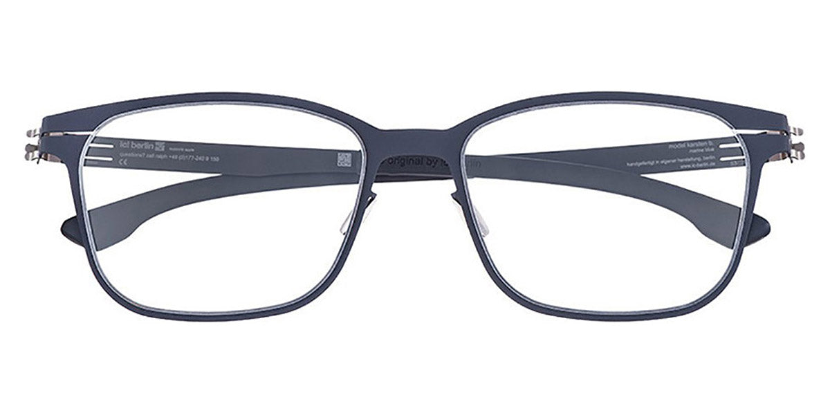 Ic! Berlin® Karsten B. Marine Blue 53 Eyeglasses