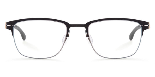 Ic! Berlin® The Lone Wolf Black-Matt Gold 51 Eyeglasses