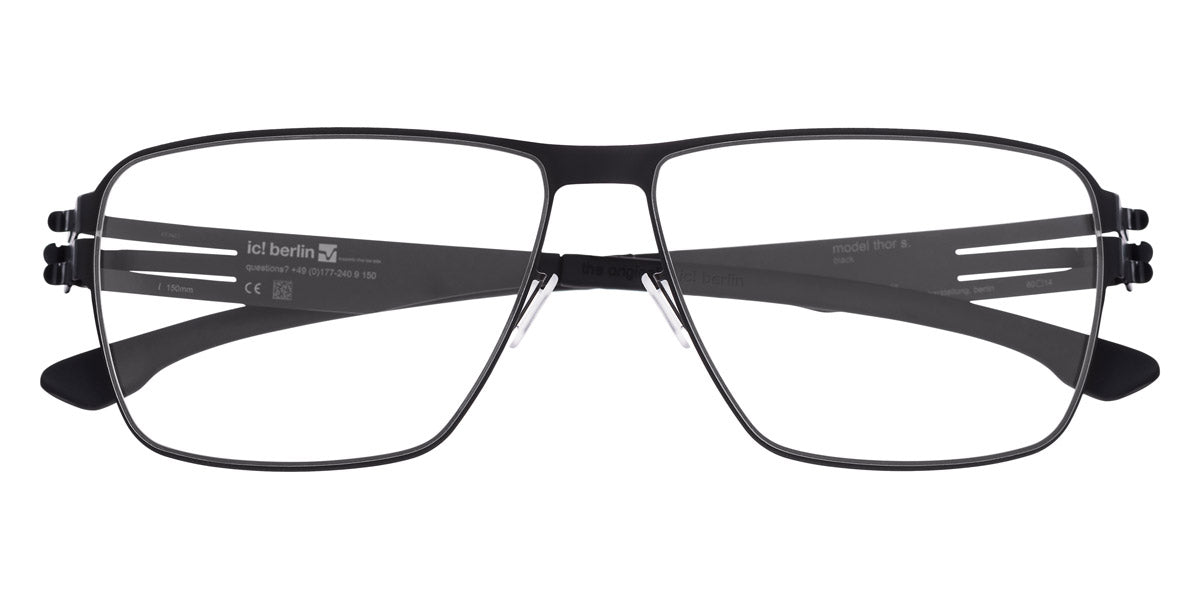 Ic! Berlin® Thorsti S Black 60 Eyeglasses