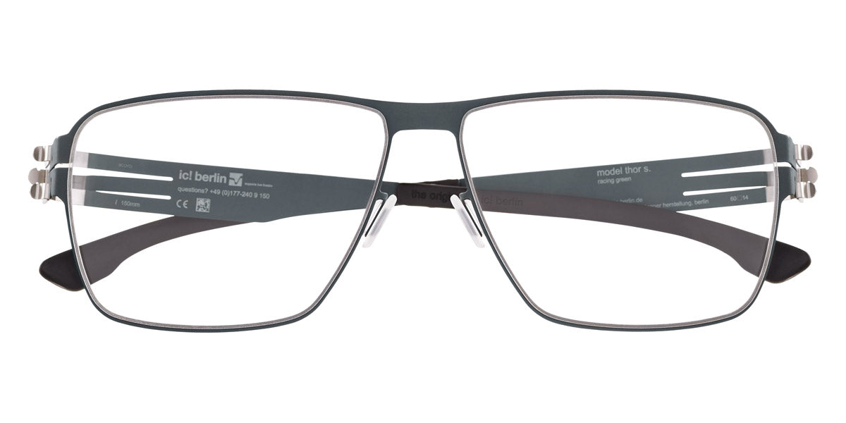 Ic! Berlin® Thorsti S Racing Green 60 Eyeglasses