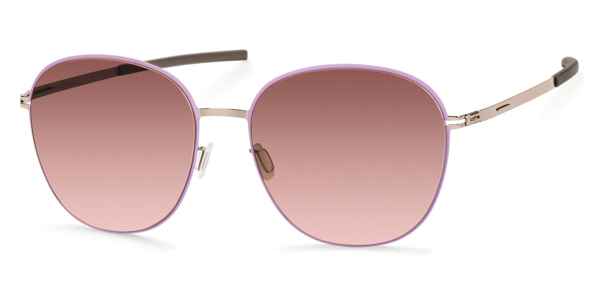 Ic! Berlin® Coho Orchid Bronze Circle 57 Sunglasses