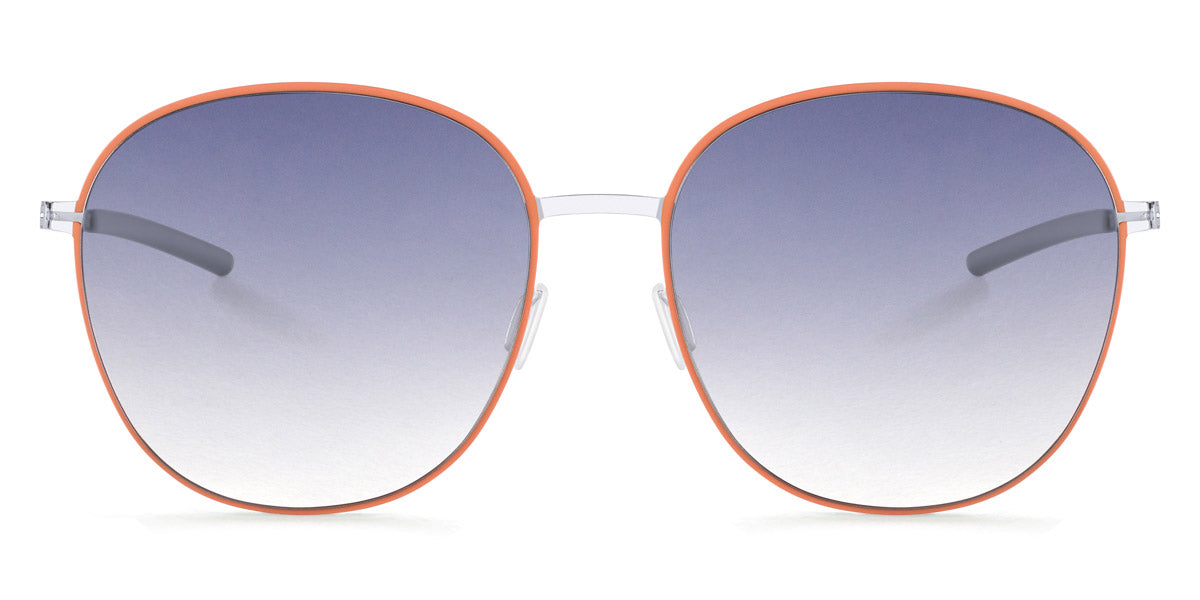 Ic! Berlin® Coho Peach Silver Circle 57 Sunglasses