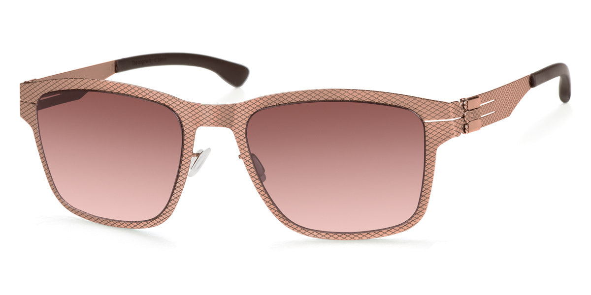 Ic! Berlin® Hasenheide Grid Shiny Copper 56 Sunglasses