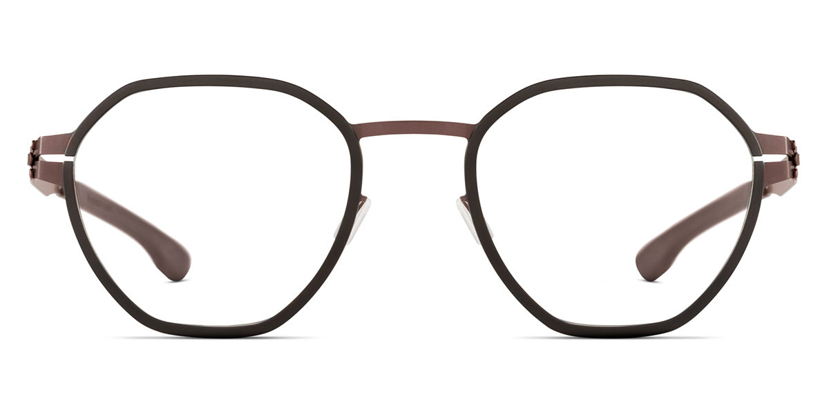 Ic! Berlin® Carbon Teak-Black 49 Eyeglasses