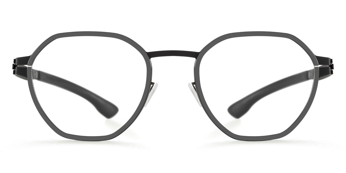 Ic! Berlin® Carbon Black-Gun-Metal 49 Eyeglasses