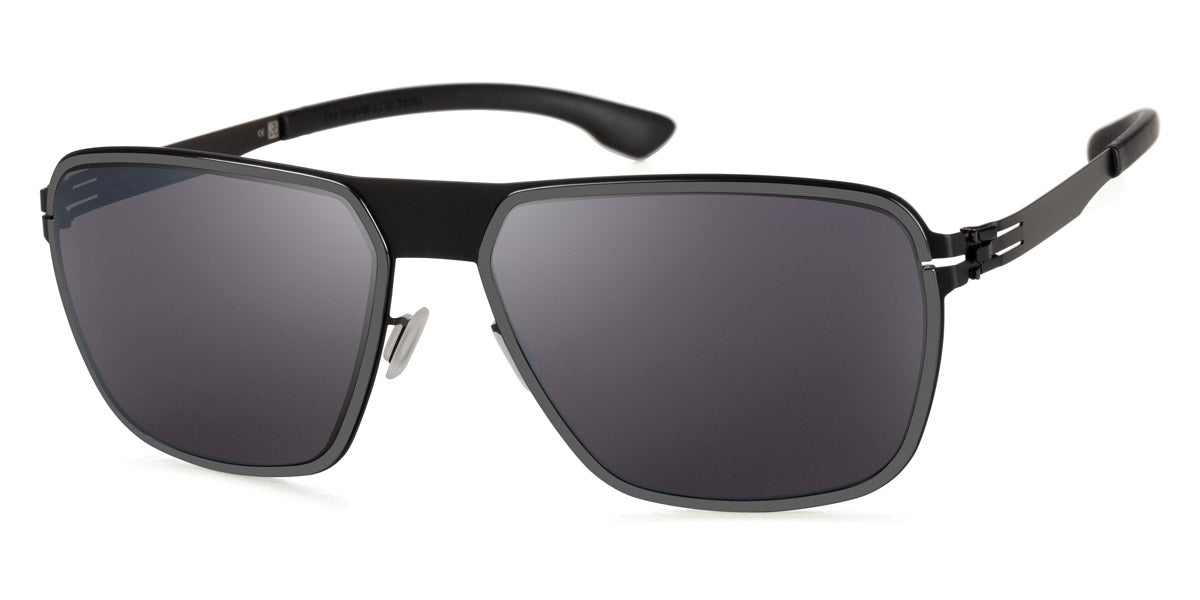 Ic! Berlin® Molybdenum Black-Gun-Metal 60 Sunglasses